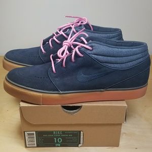 Stefan Janoski Mid - Dark Obsidian/Digital Pink